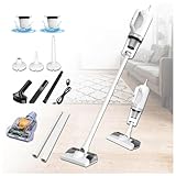 LRF-yxkj Mopping Akku Staubsauger Kabellos 5 in 1 Mit Wischfunktion,200ml Wassertank, Handstaubsauger Für Tierhaare, Teppich, Zuhause Und Hartboden