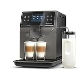 WMF Perfection 780L Kaffeevollautomat mit Milchsystem,18 Getränkespezialitäten, Double Thermoblock, Edelstahl-Mahlwerk, Nutzerprofil, 1l Milchbehälter