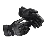 CTIRCHIU Outdoor Handschuhe Winddicht Warm Touchscreen Motorradhandschuhe für Radfahren Camping Schwarz