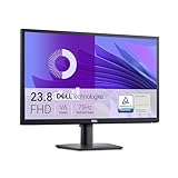 Dell E2425H 24 Zoll Full HD (1920x1080) Monitor, 75Hz, VA, 5ms, VESA (100x100mm), DisplayPort, VGA, 3 Jahre Garantie, Schwarz