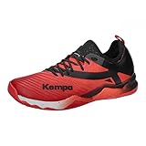 Kempa Unisex Wing Lite 2.0 Handballschuhe, Sportschuhe, Turnschuhe, Rot Schwarz, 44 EU