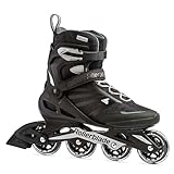 Rollerblade ZETRABLADE, Herren Inline Skates, geeigneter Inline für Anfänger, Schwarz/Silber, Gr. 44