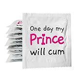 CALLVIN | Originelles lustiges Geschenk | Unvergessliche Erinnerungen | Weiches und langlebiges Latex | hergestellt und bedruckt in Frankreich | Einzeln verkauft (Universal, One Day My Prince Will Cum
