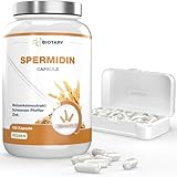 Spermidin 6 mg 150 Kapseln | Inclusive Pillenbox | laborgeprüft | Vegan | aus hochdosiertem Weizenkeimextrakt | Ohne Zusätze