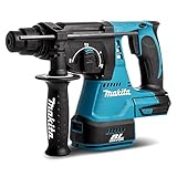 Makita Wireless Li-ion SDS Plus Rotary Brushless 3-Modus -Bohrhammer 24 mm, nur Gehäuse, DHR242Z, Schwarz, Blau