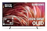 Samsung OLED 4K S85D Fernseher 65 Zoll, Samsung TV mit Neural Quantum 4K AI Gen2 Prozessor, OLED HDR, Contour Design, Smart TV, GQ65S85DAEXZG, Deutsches Modell [2024]