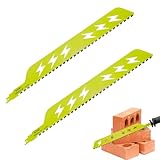 mumisuto 2 Stück Stichsägeblätter, 10in/12in/18in/20in Stichsägeblätter, alternative Stichsägeblätter für die meisten Sägen, zum Schneiden von Ziegeln und Verbundplatten (18in)