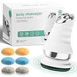 Cellulite massagegerät anti cellulite Handmassagegeräte-lymphdrainage gerät mit 3 waschbaren Pads-cellulite massagegerät elektrisch für Bauch/Bein/Arme