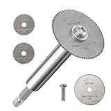 Kreissägeblatt Set, HSS Kreissägeblätter, PVC Sanitär Innenschneider, 6,35mm (1/4 Zoll) Sechskantschaft, 4 Stück Sägeblätter (32mm x 2 + 24mm x 2), Kreissäge Stahlklingen für Holz Kunststoff Metall