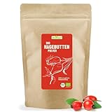 dreikraut Bio-Hagebuttenpulver | 500g | Rohkostqualität, gemahlen | Wildsammlung aus Europa | 100% ganze Hagebutte