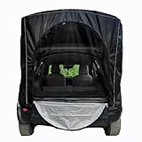 ZBCUSRAF Rear Heckzelt SUV Auto Heckklappenzelt Kompatibel mit für Volkswagen VW Tiguan Allspace 2017–2025 Autozelt Outdoor Campingzelt Wasserdicht Langlebig,A-Without Sunshade-Black