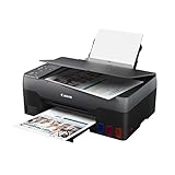 Canon PIXMA G2520 Drucker MegaTank Multifunktionsgerät nachfüllbar Multifunktionssystem DIN A4 (Scanner, Kopierer, Farbtintenstrahldrucker, Fotodrucker, USB, LC Display), schwarz