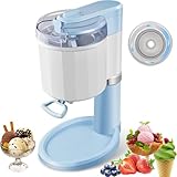 XGHDPBM 1000 ml automatische Softeismaschine, Haushalts-Softeismaschine, Frozen-Joghurt-Sorbet- und Dessertmaschine, leicht zu reinigen, for Zuhause, Bar, Café, Küche