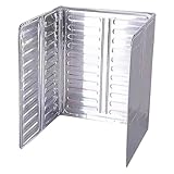 Spritzschutz Pfannen, Fettspritzschutz für Pfanne, 3 Seitig 82.5X35 cm Ölspritzbrett Anti-Fett Faltbarer Aluminium Fettspritzschutz für Küchen, Herd, Pfanne, Wand