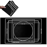 Puzzlematte 1000 Teile Puzzle Teppich Matte, Puzzelmatten für Puzzle Bis 1500, Tragbare Puzzle Zubehör, Puzzle Matte Roll 1000 Teile Puzzle Rollmatte Aufbewahrung (Schwarz)
