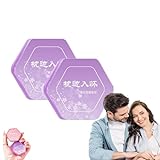 Luxurious And Moisturizing Solid Perfume, Solid Perfume Portable, Sliding Lid Solid Balm Perfume, Solid Balm Perfume Women, Portable Pocket Balm Perfume, Gifts For Men And Women (2PCS-A)