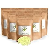 Anorganischer Schwefelpulver - 3 kg (6 x 500g) - SULFUR Reinheit mind. 99,9% - säurearm - natürlicher Rohstoff - beste Qualität aus Deutschland - fein gemahlen - OHNE Zusatzstoffe