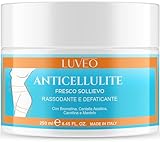 Starke Anti-Cellulite-Creme, professionell, 250 ml, straffende Körpercreme, Anti-Cellulite, Entwässerung, kühlende Entlastung für Oberschenkel und Gesäß, Creme Cellulite