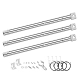 Denmay 31-45cm Universal Edelstahl Brenner ersatzteile für Landmann Triton 2, Enders, Tepro, Taino, Campingaz, Proficook, Barbecook, Blooma und Andere Grills, 3 Pack