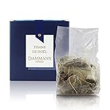 Tisane de Noël, Aromatisierter Kräutertee mit Zimt, Melisse, Pfeffer und Nelken, Christmas Special Edition 2020, 25 Cristal Beutel, 50g, Dammann Frères