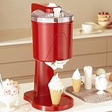 LLYLAFDC Mini-Eismaschine, Automatic Mini Fruit Softeismaschine, 1L Softeismaschine Für Zuhause, Joghurtbereiter Und Eisbereiter Für Eiscreme，für Zuhause, Bar, Café