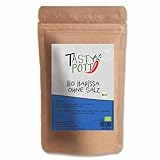 Tasty Pott Bio Harissa ohne Salz 30 Gramm | Würzen & Marinieren | Kochen & Braten | Fleisch Marinade Soße Dips Eintöpfe Suppen | Vorteilspackung Vorratsbeutel