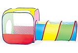 Brigamo Pop Up Spieltunnel Kinderzelt Spielzelt Bällebad