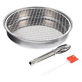 HANABASS 1 Satz Einweggrill Set Tragbar Rauchfreier Mini Bbq Grill für Outdoor Aktivitäten für Picknick und Camping zu Reinigen Transportieren