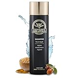 CAPTAIN'S ESSENTIALS® Premium Shampoo für Männer — Anti Haarausfall, fördert Haarwachstum, mit Arganöl, Wheat Protein, Menthol & Arginin, Vegan (250 ml, Musk Abyad | Moschus)