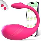 Vibrator mit Fernbedienung Sex Spielzeug für die Frau Vibration, Vibratorensets für Frauen mit App, Sexspielzeug für Paare Extrem Sex Toys Leise Vibro ei, Dildo Sex Toyset Damen Klitoris (Pink)