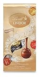 Lindt Schokolade LINDOR Mischung | 137 g Beutel | ca. 10 Kugeln mit zartschmelzender Füllung in den Sorten Milch, dunkel 60%, weiß, Haselnuss | Pralinen-Geschenk| Geschenk
