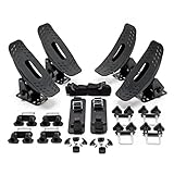 Wiltec Dachträger Set für Kajaks & SUP-Boards bis 70 kg 4 Stück, Boothalterung für Autodachträger, einfache Montage & Verstellbarer Winkel, inkl. Befestigungsriemen