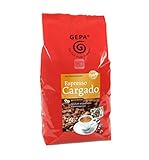 Gepa Bio Espresso Cargado (1 x 1000 g ) ganze Bohne. Fair Trade Kaffee