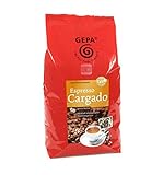 Gepa Bio Espresso Cargado (1 x 1000 g ) ganze Bohne. Fair Trade Kaffee