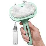 Dampfbürste für Katzen, selbstreinigend, ergonomisch, für Katzen | Massage Fellpflege gegen Verlust, großer Tank für Dusche und Bad zu Hause