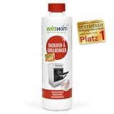 winwinCLEAN I Backofen & Grillreiniger 500ml I Original I extrem stark und Testsieger bei Stiftung Warentest I Löst eingebranntes und starke Verschmutzungen I selbstarbeitender Reiniger und Fettlöser