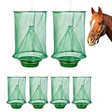 6PCS Fliegenfallen Outdoor Hängend, 24 * 33cm Hängende Fliegenfalle, Bauernhof, Outdoor, Fliegenfalle, Fliegenfalle, Für Scheunenobstgarten