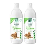 MENFORSAN Aloe Vera Hundeshampoo 1 Liter - 2er Pack, grün