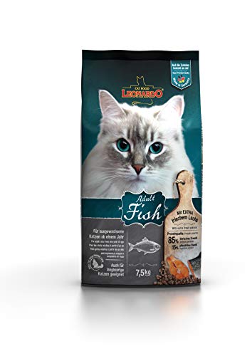 Leonardo Adult Fish [7,5kg] Katzenfutter | Trockenfutter für Katzen | Alleinfuttermittel für ausgewachsene Katzen Aller Rassen ab 1 Jahr