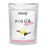 xbody Premium Figur-Protein Pulver 500g mit 100% Casein - ohne Zucker, laktosefrei, made in Germany (Vanille)