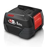 Bosch Wechselakku Power for All 18V 5.0Ah BHZUB1850, geeignet für alle kabellosen Unlimited Akku-Staubsauger, extra Lange Laufzeit, hohe Leistung, geeignet für anspruchsvolle Reinigungen, schwarz