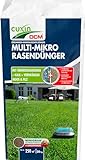 CUXIN DCM Multi-Mikro Rasendünger - Langzeit Rasendünger - In MINIGRAN® Technology - Mähroboter - organisch-mineralischer NPK-Dünger -20 KG für 250qm