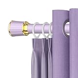 Ausziehbare Gardinenstange, 33 mm, 410500 cm, Teleskop-Duschstange, ohne Bohren, Installation für Badezimmer, Küche, Schrank, Balkon, Lila, verstellbar, 50410 cm