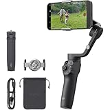 DJI Osmo Mobile 6 Gimbal-Stabilisator für iPhone Android, 3-Achsen-Handy-Gimbal, integrierter Verlängerungsstab, Objektverfolgung, tragbar und faltbar, Vlogging-Stabilisator, YouTube TikTok