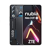 ZTE Nubia Neo 3 GT 5G Gaming Smartphone mit IA, 12GB+256GB, Seitenauslöser, LED-Lichter, 6,8' 120Hz OLED Display, 5000mAh Akku, Android 15, grau