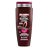 L'Oréal Paris Stärkendes XXL Shampoo gegen Haarausfall durch Haarbruch, Für kraftloses, brüchiges Haar, Mit Biotin, Provitamin B5 und Arginin, Elvital Full Resist Haarshampoo, 1 x 700 ml