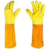 Abbdbd Gartenhandschuhe, Rosenschnitthandschuhe, Dornensichere Stulpen, Ellenbogenlange Handschuhe, Atmungsaktive Handschuhe Für Gärtner