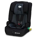 Kinderkraft SAFETY FIX 2 I-SIZE 76-150 cm Kindersitz 9-36 kg, Kinderautositze mit isofix, Einstellung der Kopfstütze, spezielle Sicherheitssysteme, 5 punkt gurte, Einsatz im set, Schwarz