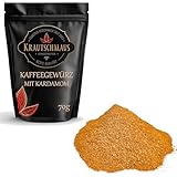 70g Kaffeegewürz von Krautschmaus, feine Gewürzmischung, für leckereren arabisch-orientalischen Geschmack, schonend getrocknet, mit intensivem Aroma, ohne Zusatzstoffe