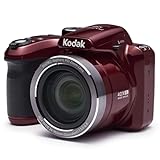 KODAK Pixpro AZ401 - Digitale Bridge-Kamera 16 MP, Videoaufzeichnung, Weitwinkel 24 mm, 7,6 cm LCD-Display, 180° Panorama - Rot